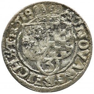 Silesia, John Christian and George Rudolph, 3 Kreuzer Zloty Stok 1618