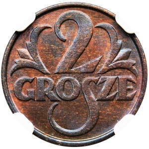 2 grosze 1932 - NGC MS66 BN