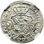 Poniatowski, Półzłotek Warszawa 1766 FS - NGC MS64 - nienotowany