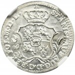 Poniatowski, Półzłotek Warszawa 1766 FS - NGC MS64 - nienotowany