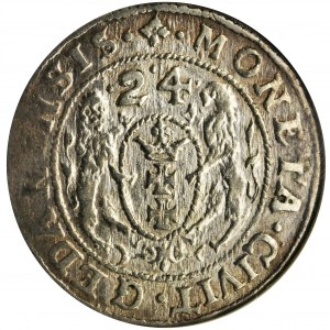 Zygmunt III Waza, Ort Gdańsk 1624 - NGC AU55 - PR•