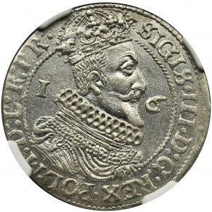 Sigismund III Vasa, 1/4 Thaler 1624/3 - NGC MS63 - PR•