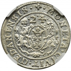 Sigismund III Vasa, 1/4 Thaler 1624/3 - NGC MS63 - PR•