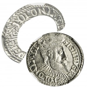 Sigismund III Vasa, 3 Groschen Olkusz 1598 - NGC MS63
