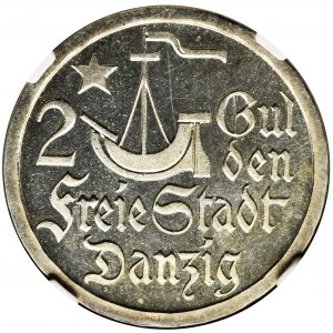Free City of Danzig, 2 gulden 1923 - NGC PF63