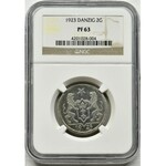 Free City of Danzig, 2 gulden 1923 - NGC PF63