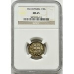 Free City of Danzig, 1/2 gulden 1923 - NGC MS65