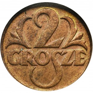 2 grosze 1933 - NGC MS64 RB