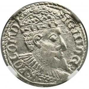 Sigismund III Vasa, 3 Groschen Olkusz 1599 - NGC MS63