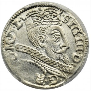 Sigismund III Vasa, 3 Groschen Bromberg 1597 - PCGS MS63