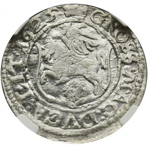 Sigismund III Vasa, Groschen Vilnius 1625 - NGC MS60