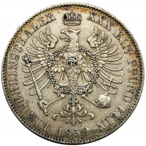 Germany, Prussia, Frederick William IV, Thaler Berlin 1859 A