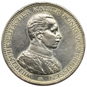 Germany, Prussia, William II, 5 mark Berlin 1914 A