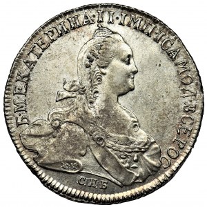 Russia, Catherine II, Rubel Petersburg 1774 СПБ ОЛ
