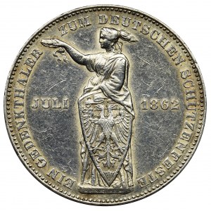 Germany, Free City of Frankfurt, Thaler 1862