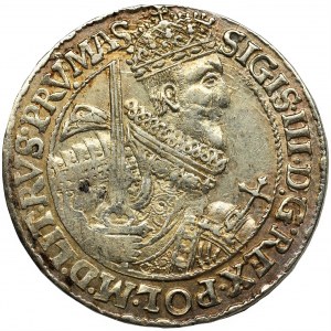 Sigismund III Vasa, 1/4 thaler Bromberg 1621 - PRV MAS