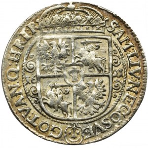 Sigismund III Vasa, 1/4 thaler Bromberg 1621 - PRV MAS