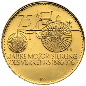 Germany, Medal - Daimler Benz 75 years of automotive transport