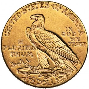 USA, 2 1/2 dollar Philadelphia 1915 - Indian Head