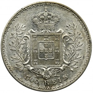 Portugal, Charles I, 500 reis 1899