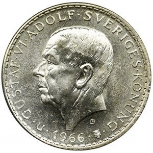 Szwecja, Gustaw VI Adolf, 5 koron Sztokholm 1966