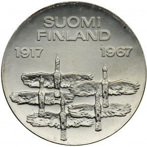 Finland, Republic, 10 markka Helsinki 1967