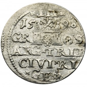 Sigismund III Vasa, 3 Groschen Riga 1598