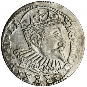 Zygmunt III Waza, Trojak Ryga 1598 - krzyżyki, bez znaku