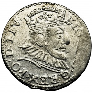 Sigismund III Vasa, 3 Groschen Riga 1594 - LIV
