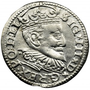 Zygmunt III Waza, Trojak Ryga 1595 - LI