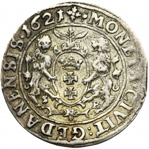 Sigismund III Vasa, 1/4 Thaler Danzig 1621 - SB