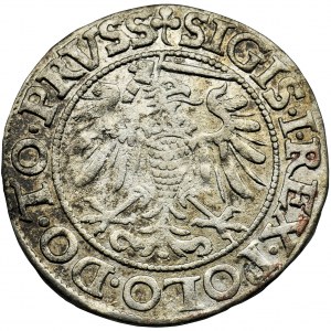 Sigismund I the Old, Groschen Elbing 1539 - PRVSS, sword right