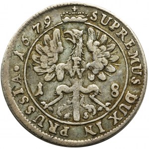 Germany, Brandenburg-Prussia, Frederic Wilhelm, 18 groschen Konigsberg 1679 HS