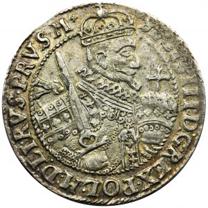 Sigismund III Vasa, 1/4 Thaler Bromberg 1623 - PRVS M