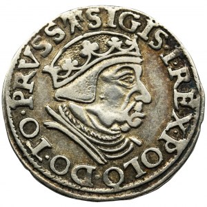 Sigismund I the Old, 3 Groschen Danzig 1538 - PRVSS