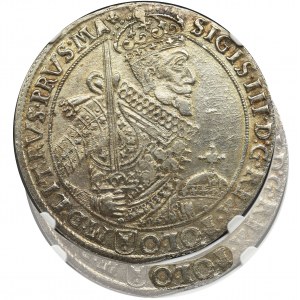 Sigismund III Vasa, Thaler Bromberg 1628 - NGC UNC - POL•O - VERY RARE