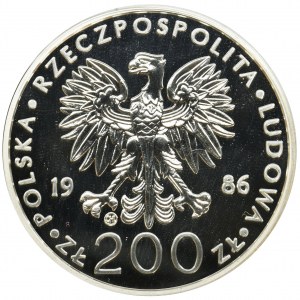 John Paul II, 200 zloty 1986 - PCGS MS69