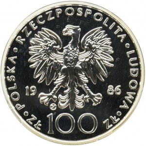 Jan Paweł II, 100 złotych 1986 - PCGS MS69