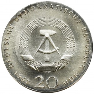 Germany, DDR, 20 Mark Berlin 1967 - Humboldt