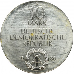 Germany, DDR, 10 Mark Berlin 1986 - Charité