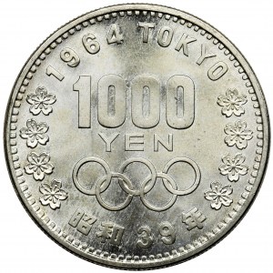Japan, Hirohito (Showa), 1000 Yen Osaka 1964 (year 39)