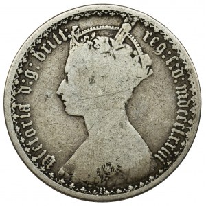 Great Britain, Victoria, Gothic Florin London 1871