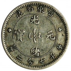 Chiny, Prowincja Kwang Tung, Guangxu, 1 Dolar bez daty (1890-1908)