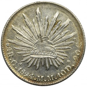 Mexico, Republic, 8 Reales 1894 Ca MM