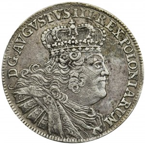 Augustus III of Poland, 18 Groschen Leipzig 1755 EC