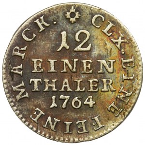 Germany, Saxony, Frederic Augustus III, 1/12 Thaler Dresden 1764 EDC