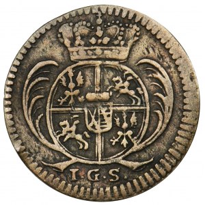 August II Mocny, 3 Halerze Drezno 1723 IGS