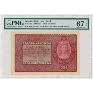 20 marek 1919 - II Serja FO - PMG 67 EPQ