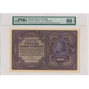 1.000 marek 1919 - II Serja W - PMG 66 EPQ