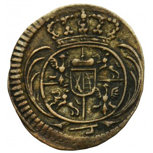 Augustus II the Strong, 1 Pfennig Dresden 1723 IGS